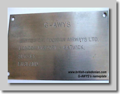 Owners plate